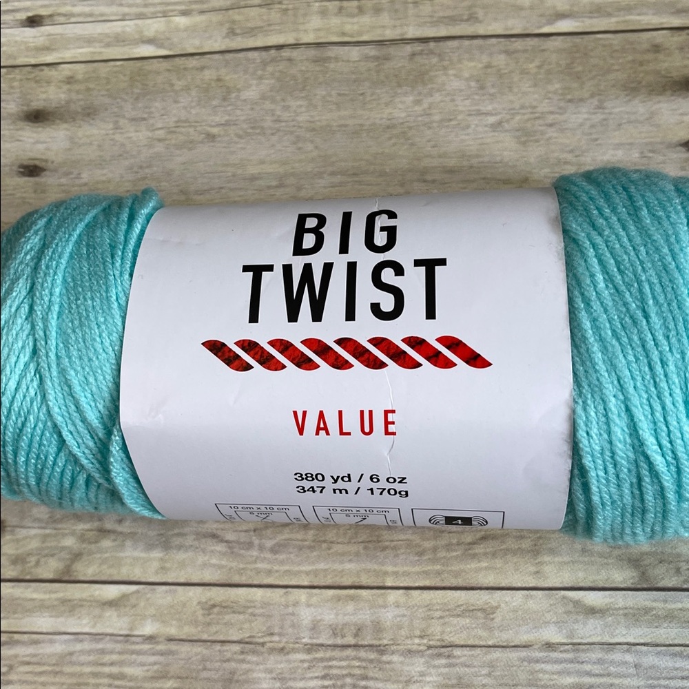 Big Twist Aqua Yarn 6 Oz